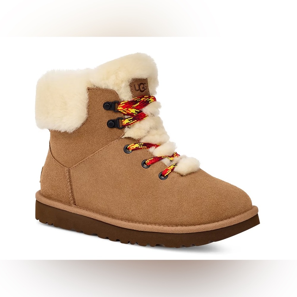 UGG Classic Mini Alpine Lace boots size 10 like new